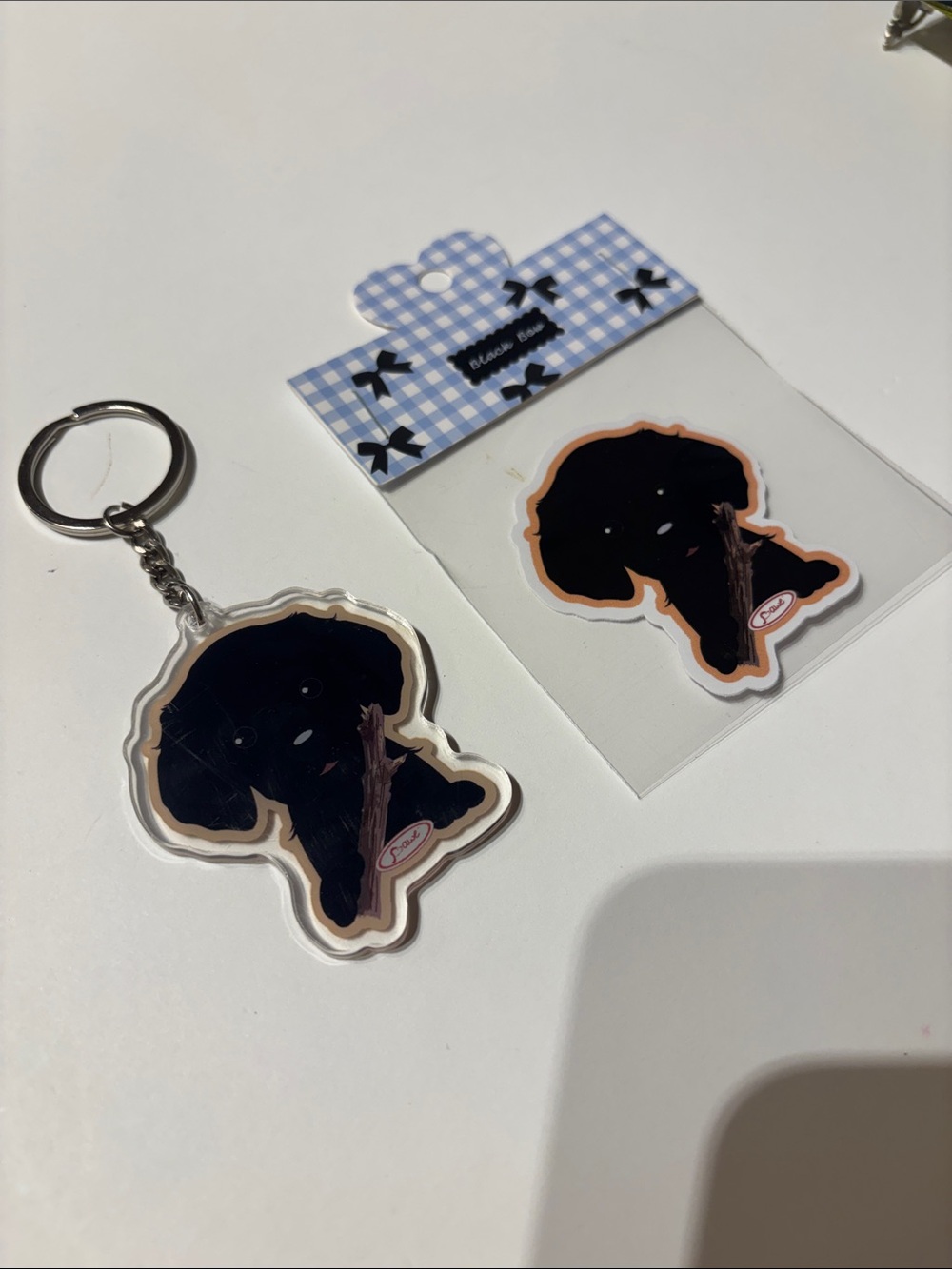 Lab Keychain & Sticker Set - Picture 3 of 9